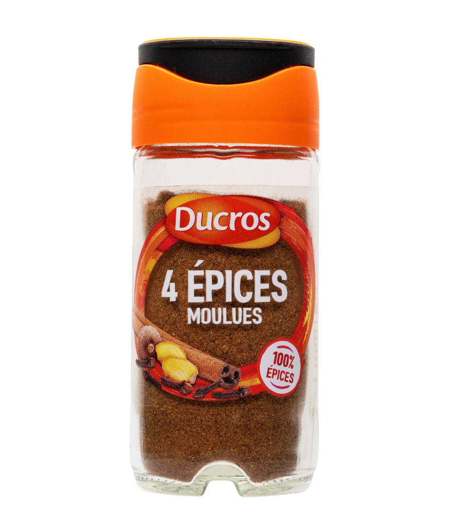 EPICE DUCROS 4 EPICES MOULUES 37G
