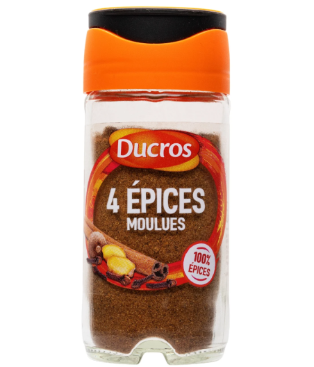 EPICE DUCROS 4 EPICES MOULUES 37G