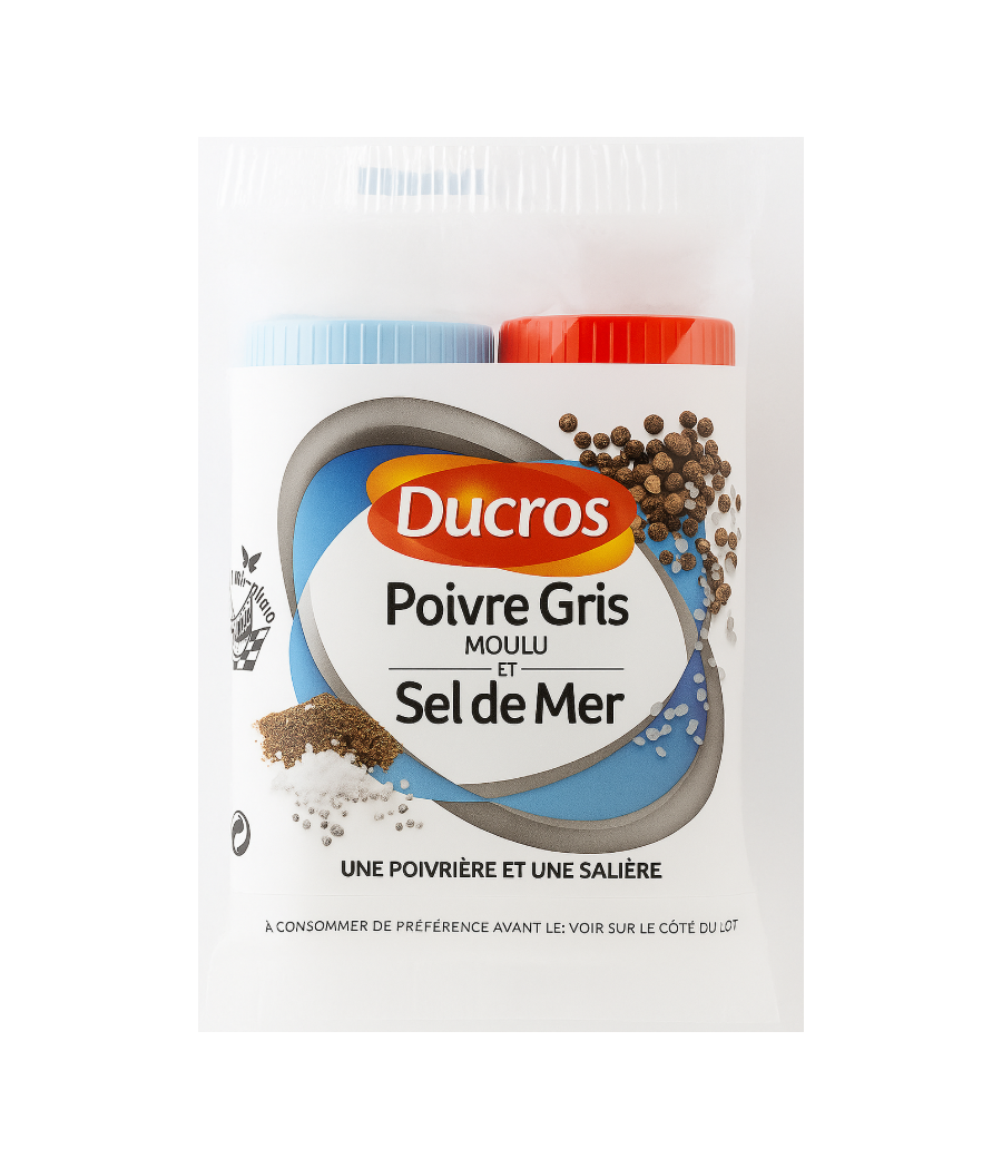 POIVRE DUCROS GRIS SEL DE MER