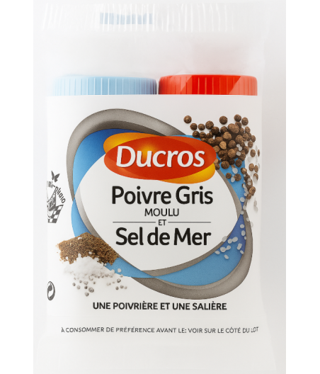 POIVRE DUCROS GRIS SEL DE MER