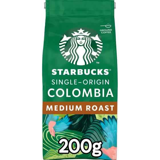 STARBUCKS MEDIUM COLOMBIA CAFE MOULU 200G