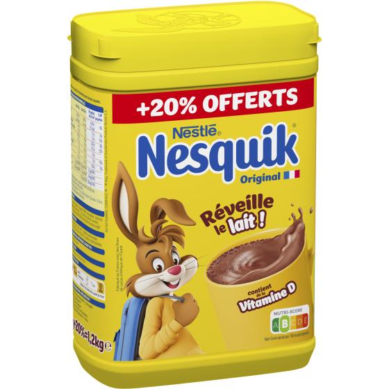 CHOCOLAT EN POUDRE NESQUIK NESTLE 1.2KG