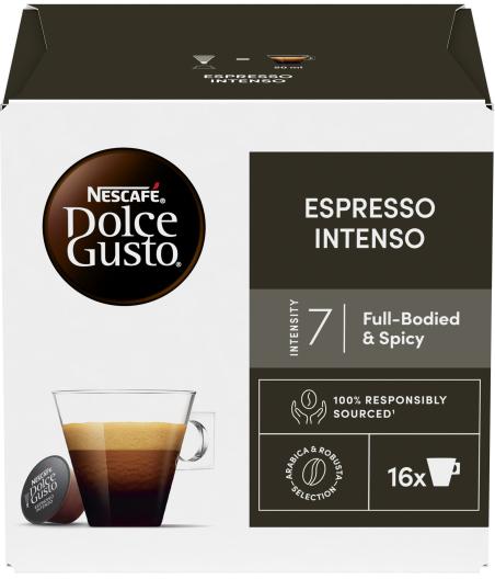 CAPSULES NESCAFE DOLCE GUSTO ESPRESSO INTENSO 16 CAPSULES 112G