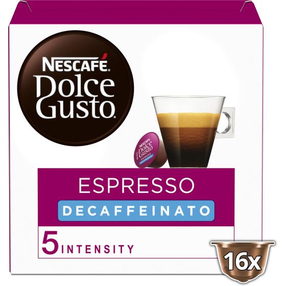 CAPSULES CAFE ESPRESSO DECAFEINE DOLCE GUSTO NESCAFE 88G