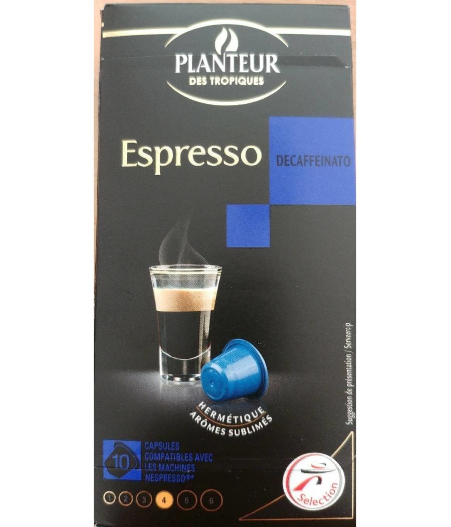 CAFE PLANTEUR DES TROPIQUES DECAFEINE 52G