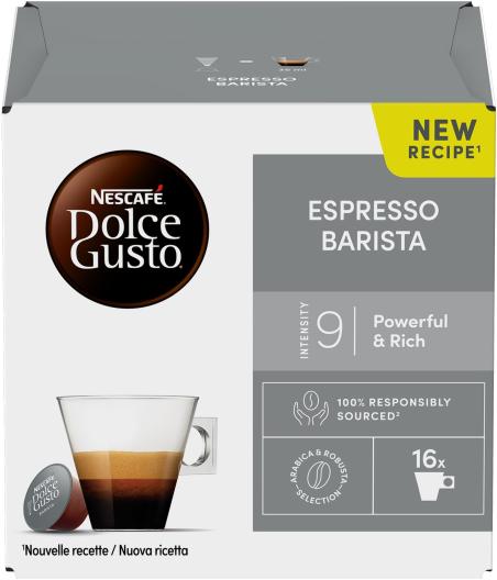 CAPSULES CAFE ESPRESSO BARISTA DOLCE GUSTO NESCAFE 104G