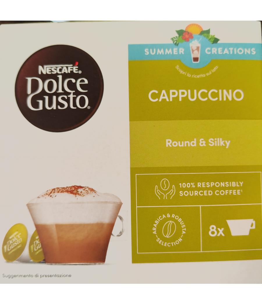 CAPSULES NESCAFE DOLCE GUSTO CAPPUCCINO EXTRA CREMA 16 CAPSULES 186.4G