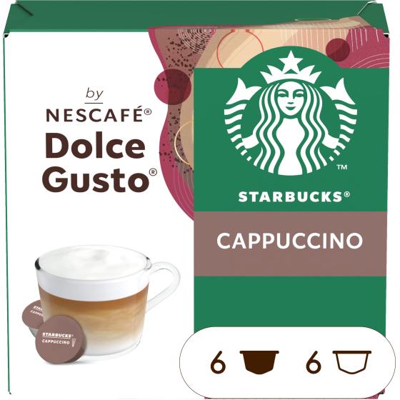CPSULES CAPPUCCINO DOLCE GUSTO STARBUCKS BY NESCAFE 120G