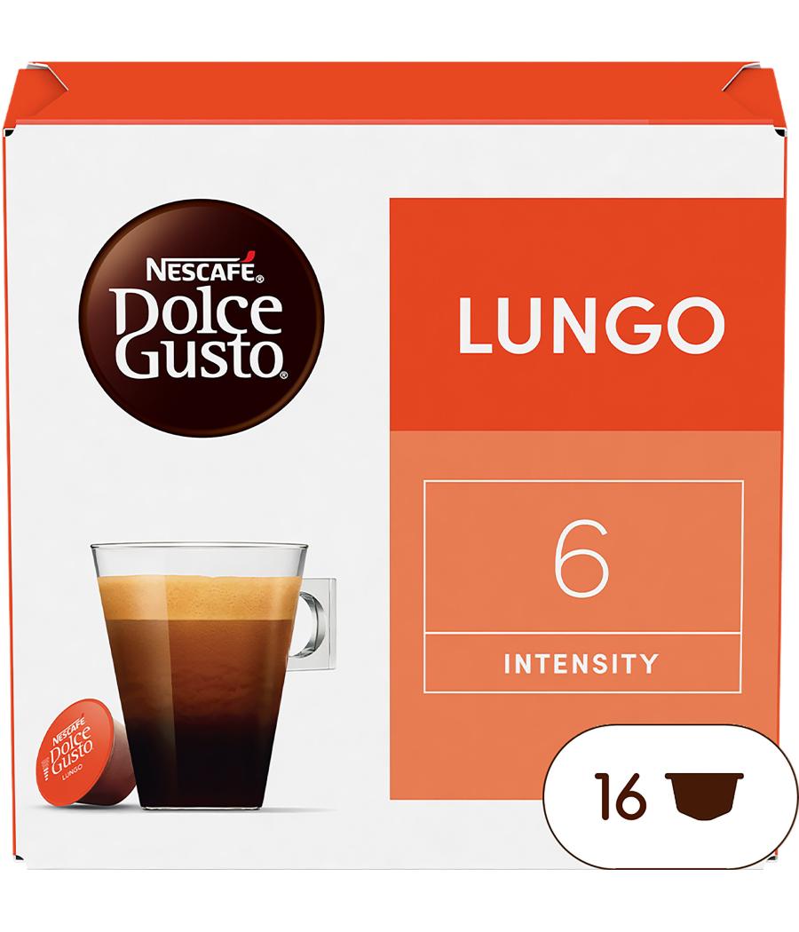 CAPSULES NESCAFE DOLCE GUSTO LUNGO 16 CAPSULES 168G 89.6 G