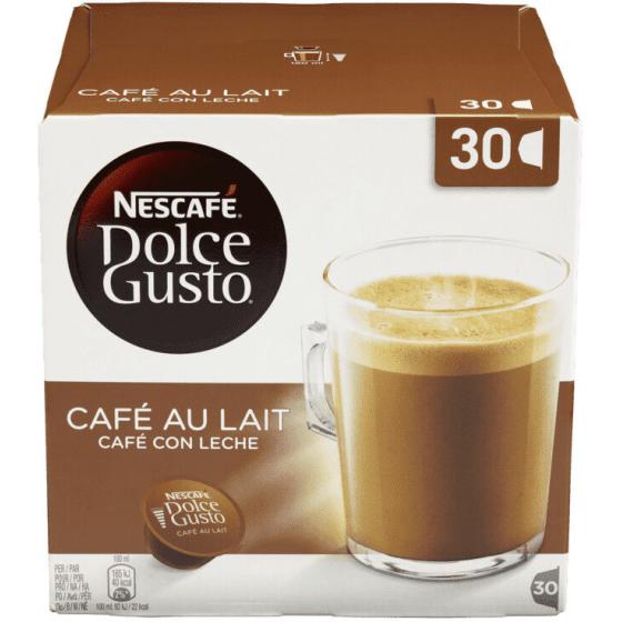 CAPSULES CAFE AU LAIT DOLCE GUSTO NESCAFE 300G