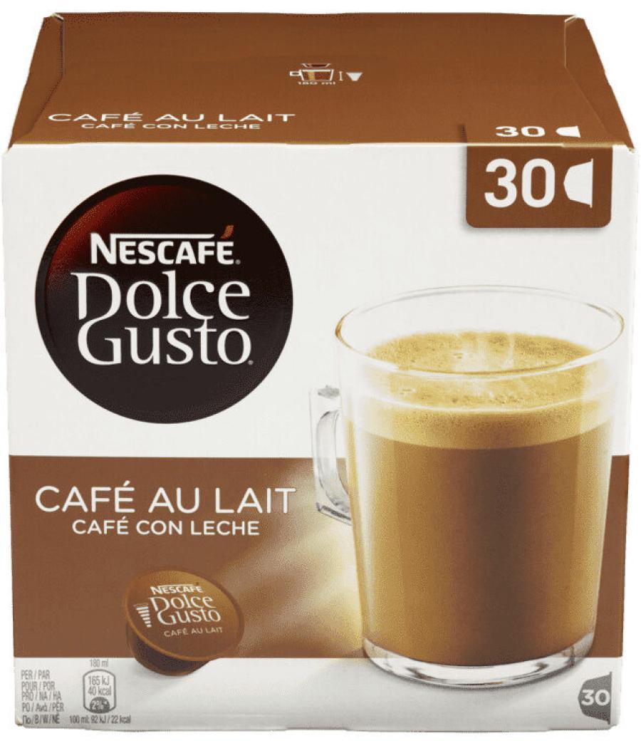 CAPSULES CAFE AU LAIT DOLCE GUSTO NESCAFE 300G