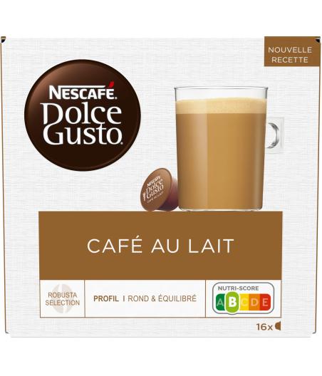 CAPLUSES CAFE AU LAIT DOLCE GUSTO NESCAFE 160G