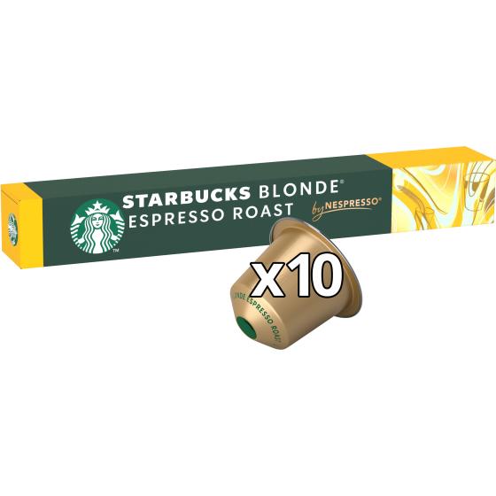 CAPSULES CAFE BLONDE ESPRESSO ROAST STARBUCKS BY NESPRESSO 53G