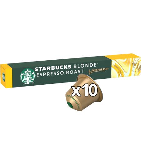CAPSULES CAFE BLONDE ESPRESSO ROAST STARBUCKS BY NESPRESSO 53G