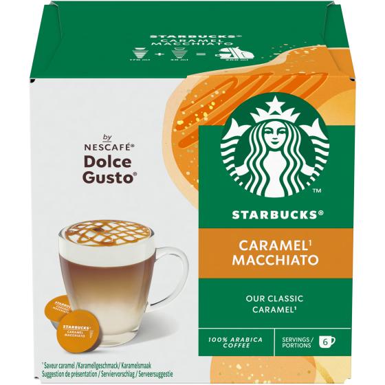 STARBUCKS BY NESCAFE DOLCE GUSTO CARAMEL MACCHIATO 127,8G 127.8 G