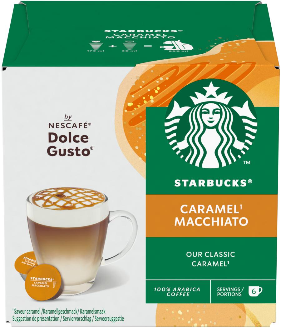 STARBUCKS BY NESCAFE DOLCE GUSTO CARAMEL MACCHIATO 127,8G 127.8 G