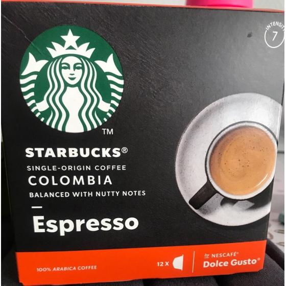 STARBUCKS BY NESCAFE DOLCE GUSTO ESPRESSO COLOMBIA 66G 66 G