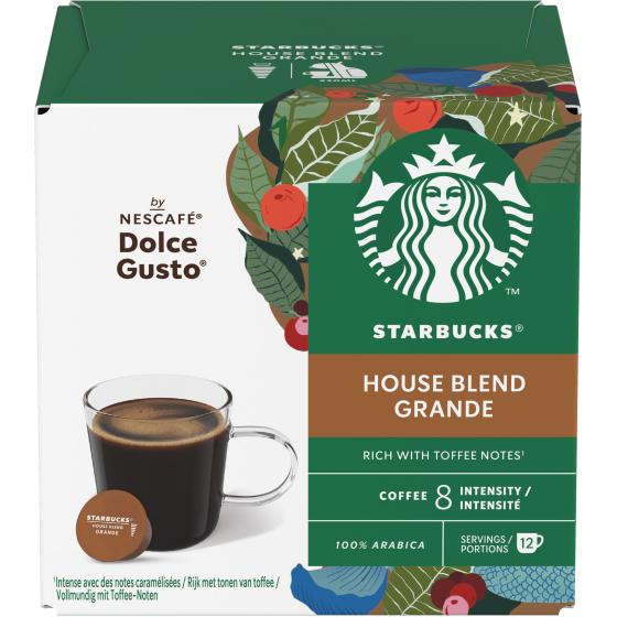STARBUCKS BY NESCAFE DOLCE GUSTO HOUSE BLEND 12 CAPSULES 102 G