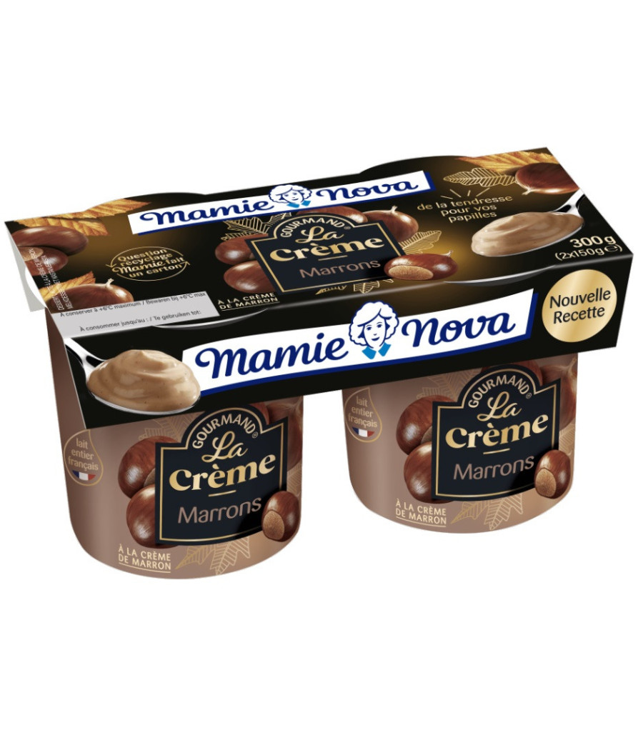 YAOURTS GOURMAND CREME MARRONS MAMIE NOVA 2X150G