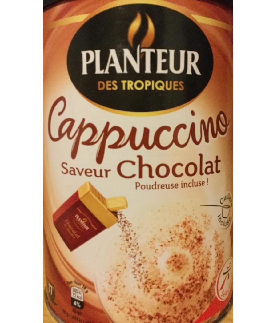 CAPPUCCINO SAVEUR CHOCOLAT - PLAISIR ONCTUEUX - PLANTEUR DES TOPIQUES 313 G