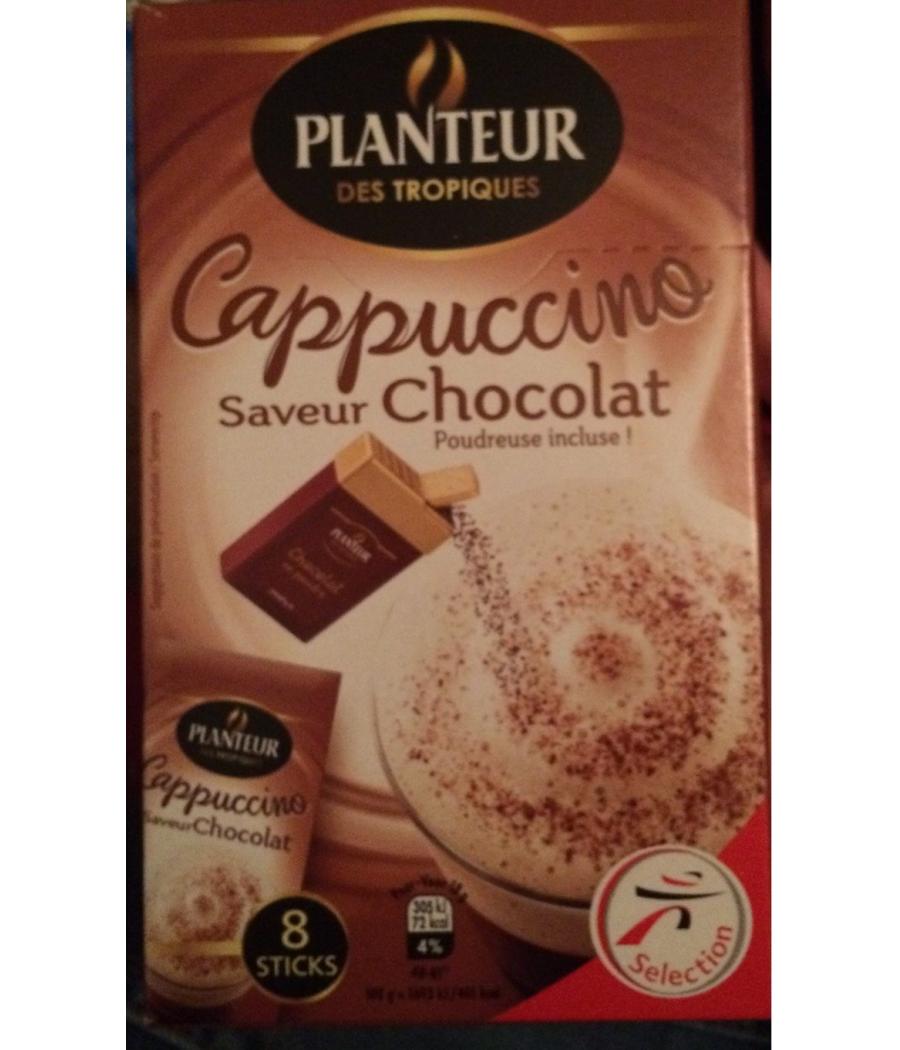 CAPPUCCINO SAVEUR CHOCOLAT - PLAISIR ONCTUEUX - PLANTEUR DES TOPIQUES 151 G