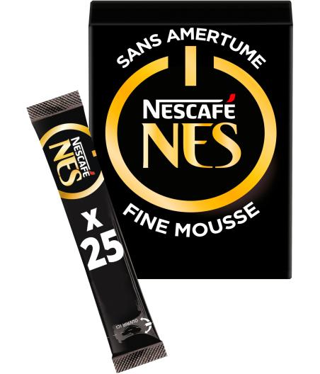 CAFE SOLUBLE NESCAFE  25 STICKS SOIT 50 G