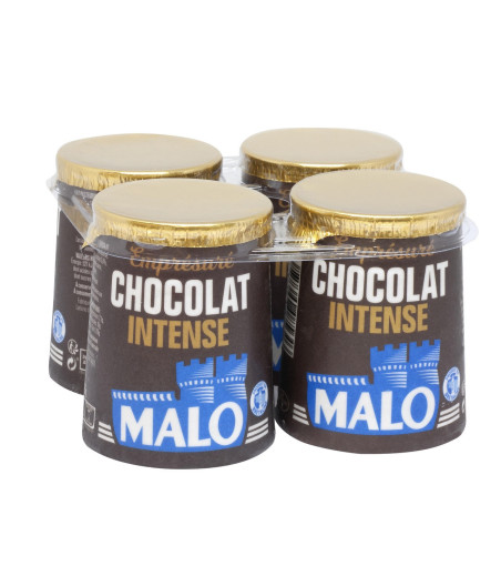 YAOURTS EMPRESURE CHOCOLAT INTENSE MALO 4X125G