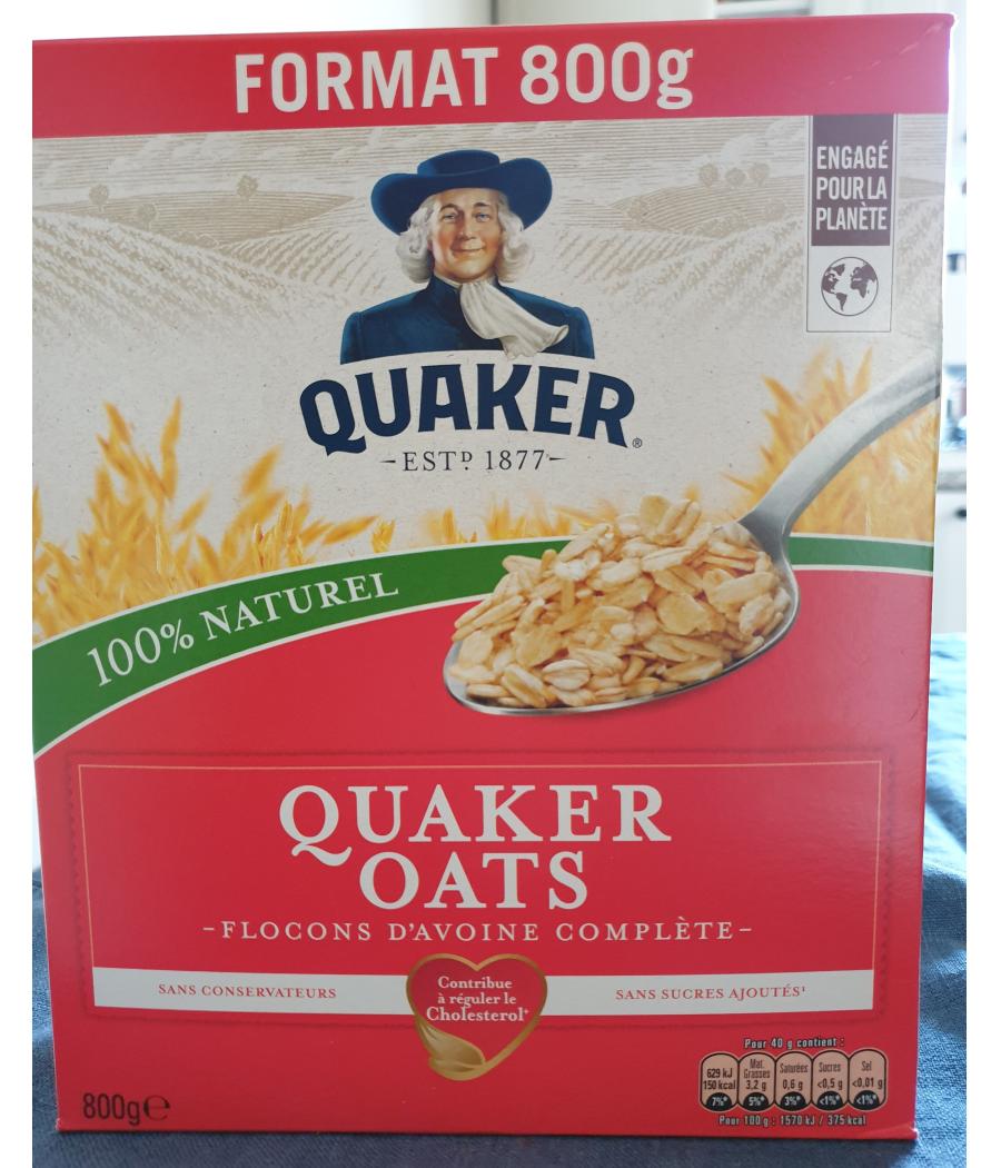 FLOCONS D\'AVOINE COMPLETE QUAKER OATS  800G