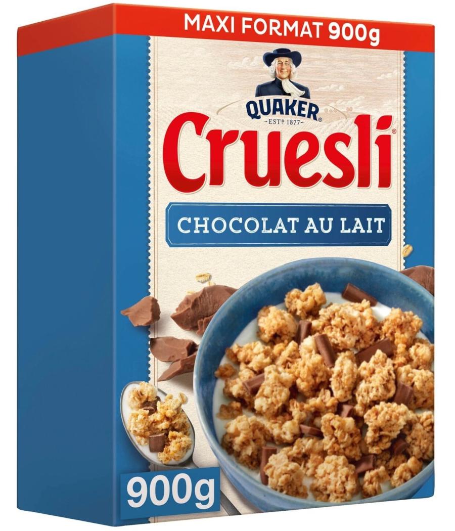 CRUESLI CHOCOLAT AU LAIT QUAKER 900G