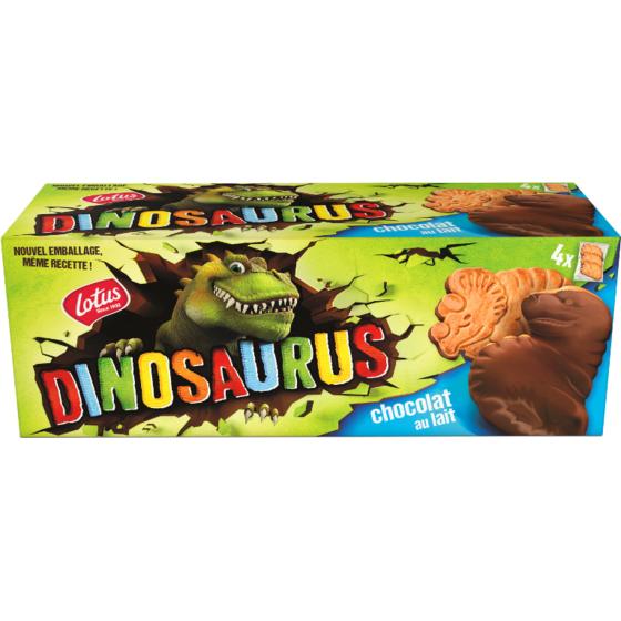 LOTUS DINOSAURUS ORIGINAL CHOCOLAT LAIT 225G (4X3P) 225G