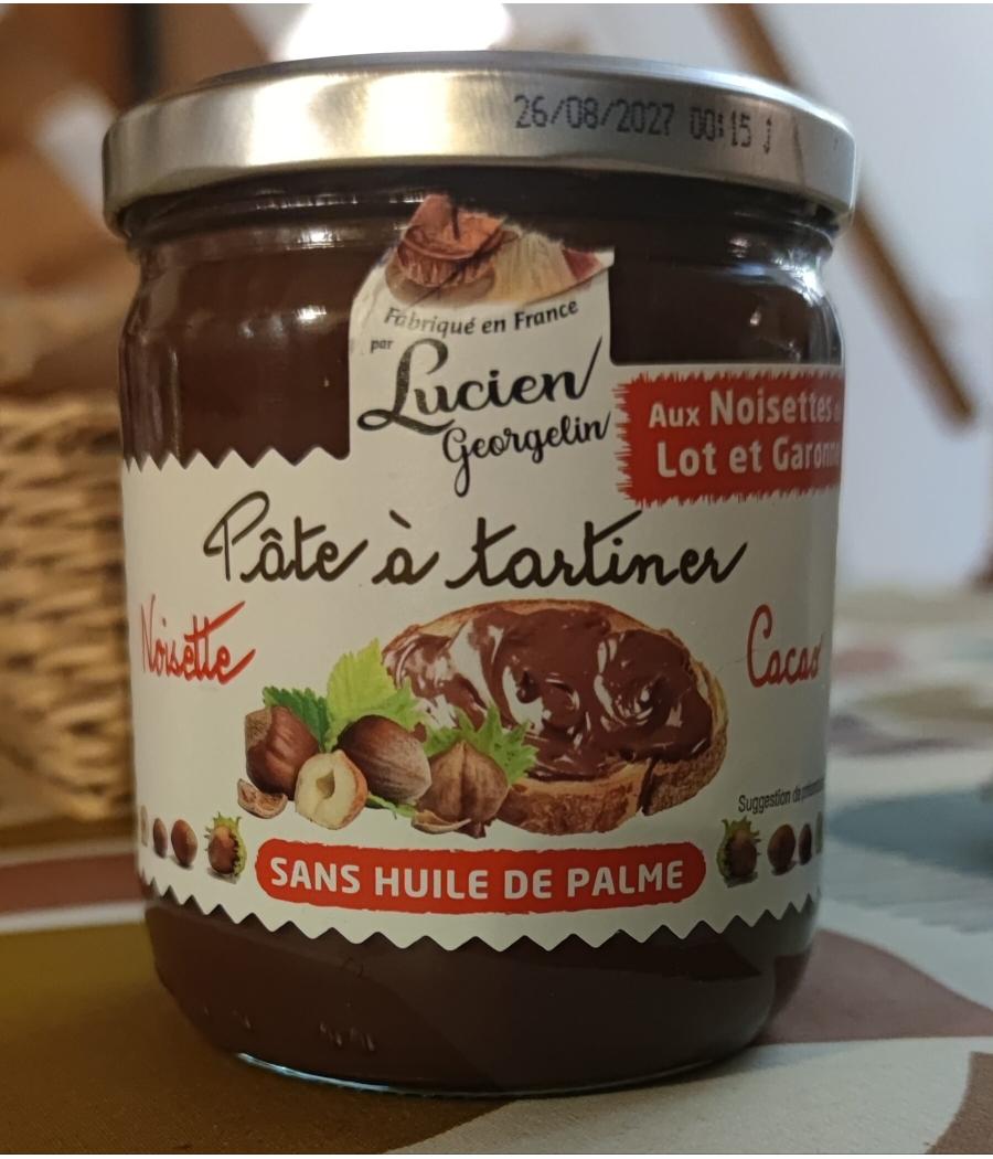 PATE A TARTINER NOISETTE DU LOT ET GARONNE CACAO 400G