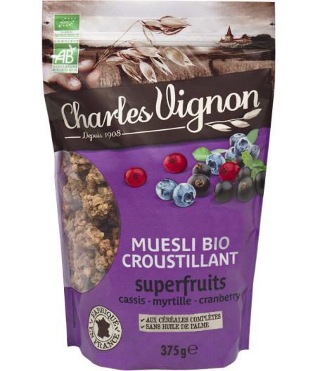 CEREALES MUESLI CROUSTILLANT SUPERFRUITS BIO 375G