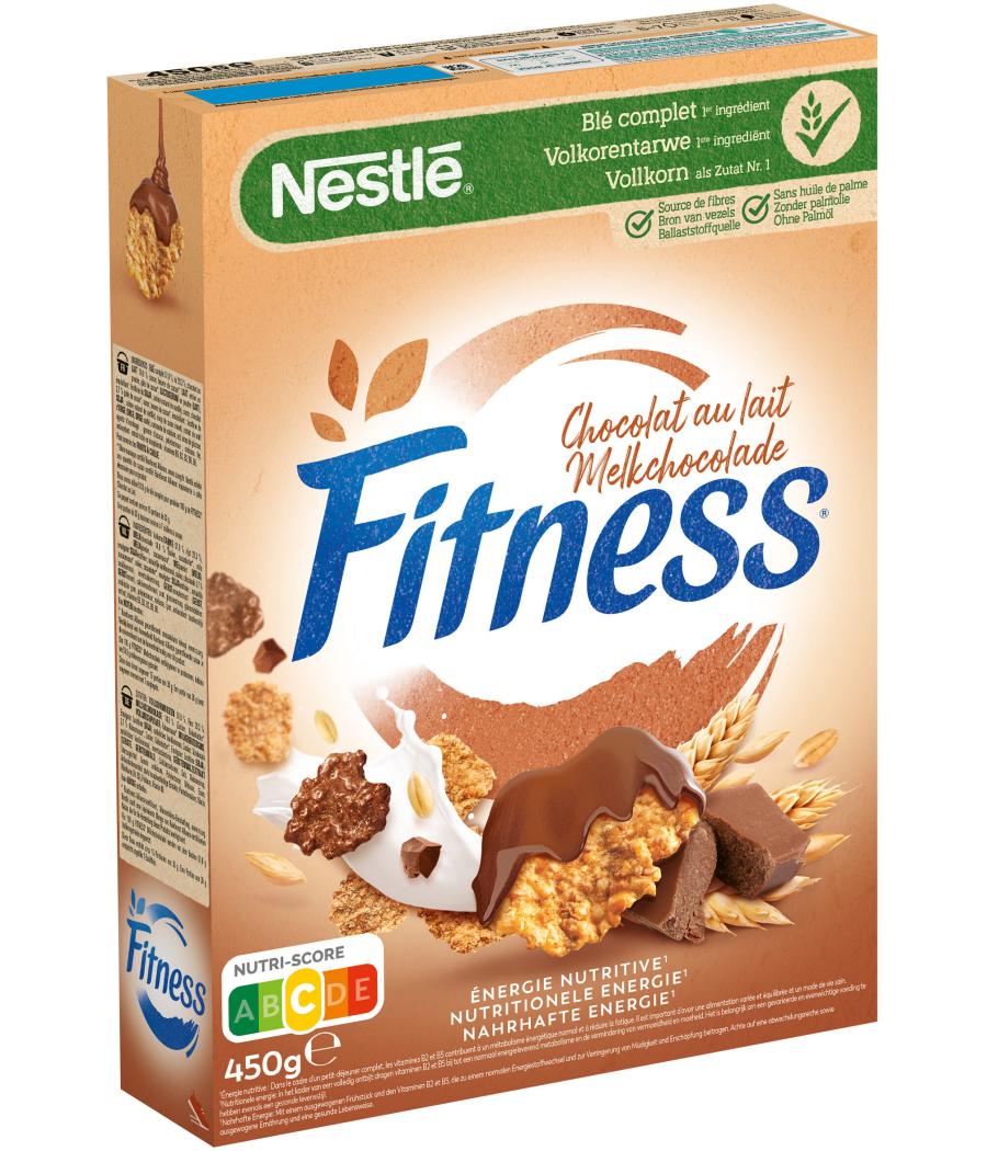 CEREALES CHOCOLAT AU LAIT NESTLE FITNESS 450G