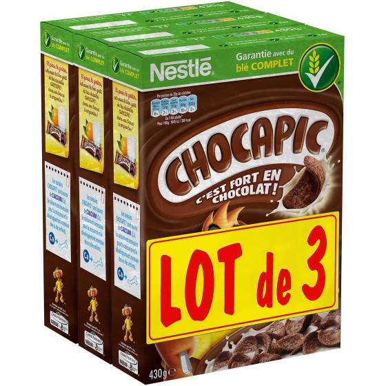 CEREALES CHOCAPIC NESTLE 3X430G