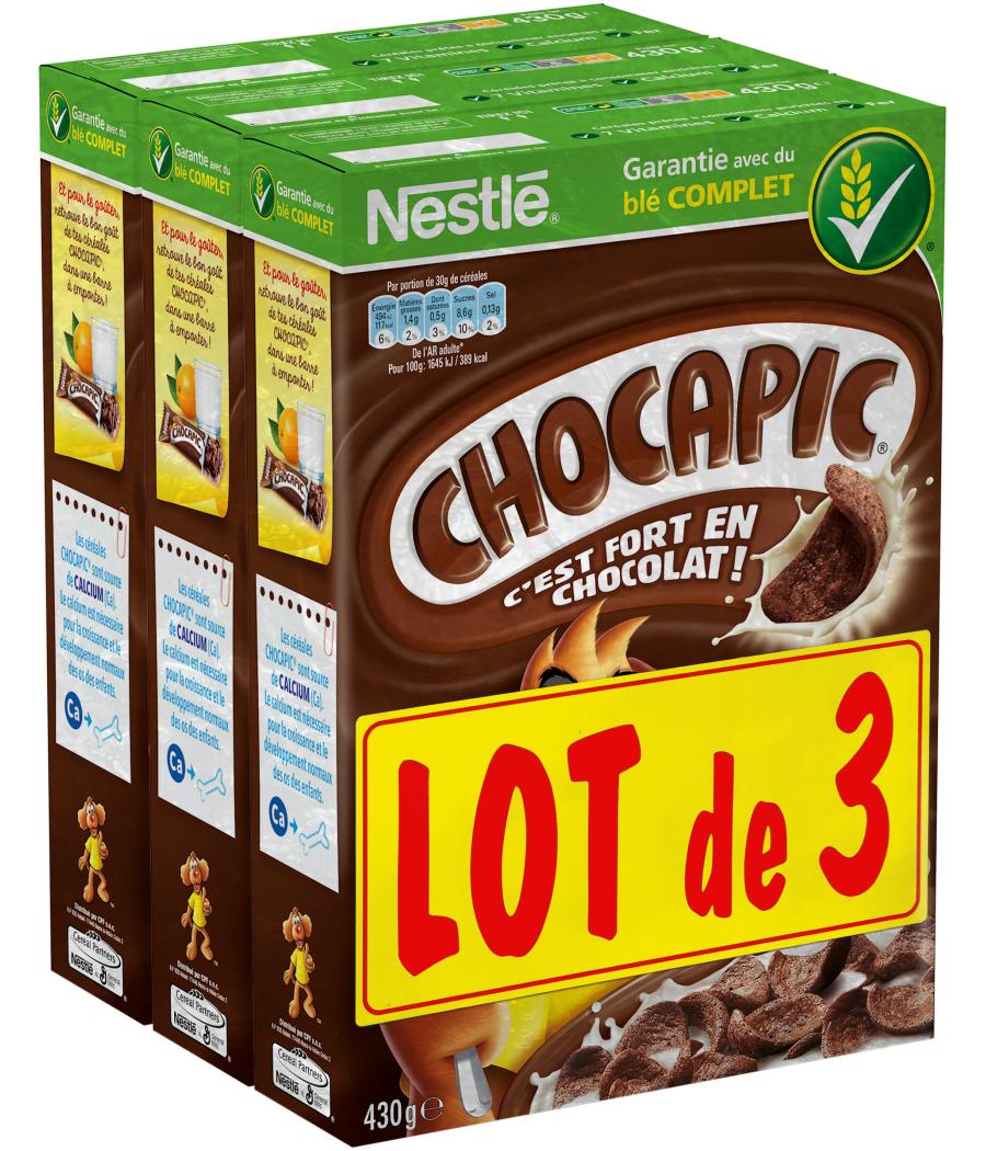 CEREALES CHOCAPIC NESTLE 3X430G