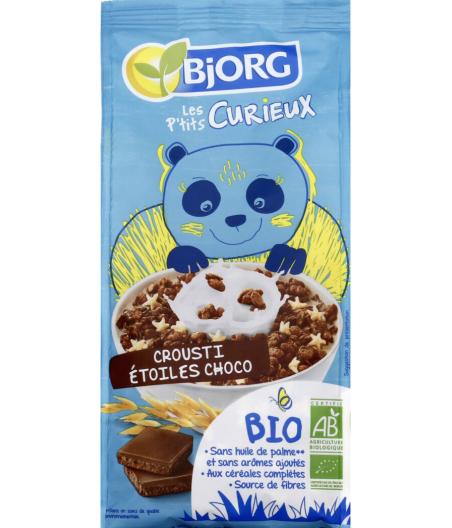 CEREALES CROUSTI ETOILES CHOCO BJORG 375G