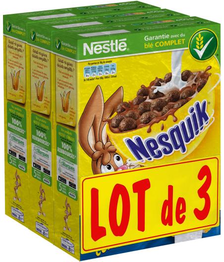 CEREALES NESQUIK NESTLE 450GX3