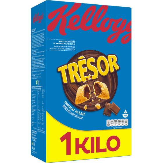 CEREALES TRESOR CHOCOLAT AU LAIT KELLOGG'S 1KG