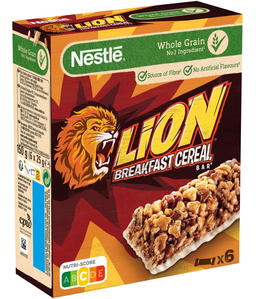 NESTLE LION BARRES DE CEREALES 6X25G 150 G