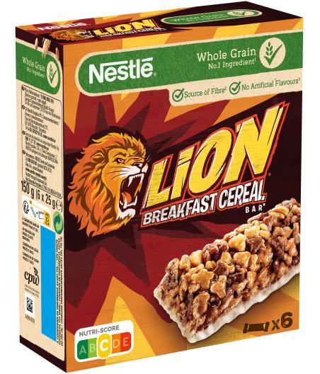 NESTLE LION BARRES DE CEREALES 6X25G 150 G