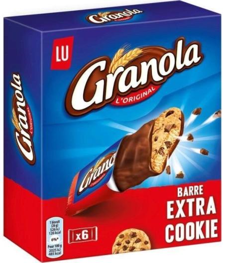 GRANOLA BARRE EXTRA COOKIE 6 X28 G