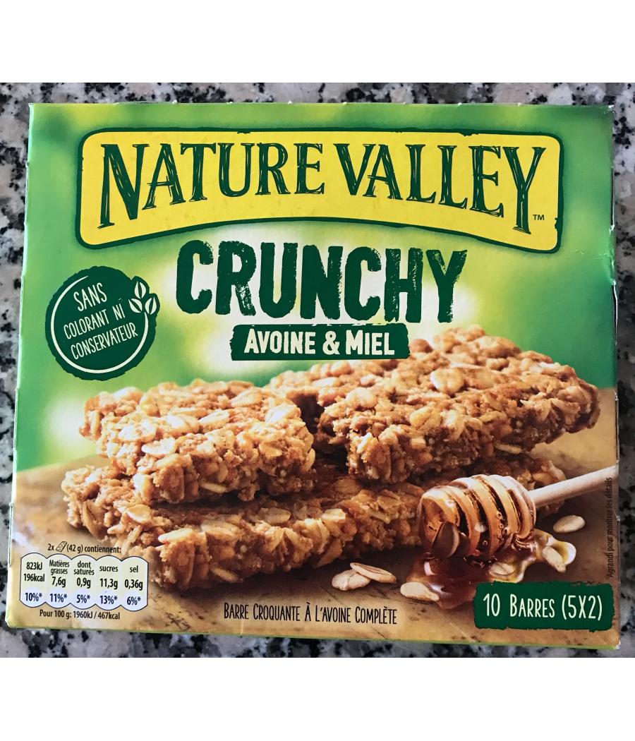 BARRE CRUNCHY AVOINE ET MIEL NATURE VALLEY 42G