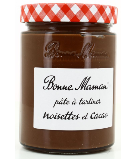 PATE A TARTINER NOISETTES ET CACAO BONNE MAMAN 580G