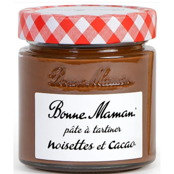 PATE A TARTINER AUX NOISETTES ET AU CACAO BONNE MAMAN  250G