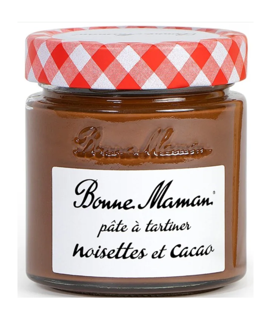 PATE A TARTINER AUX NOISETTES ET AU CACAO BONNE MAMAN  250G