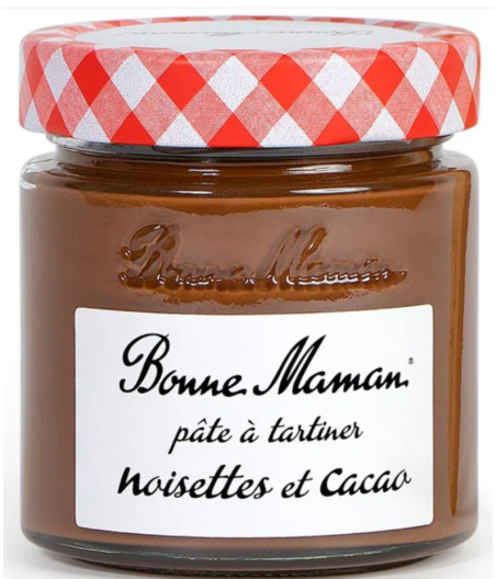 PATE A TARTINER AUX NOISETTES ET AU CACAO BONNE MAMAN  250G