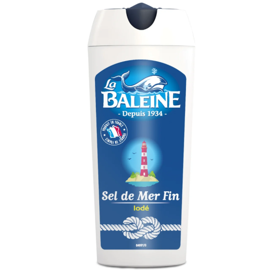 SEL FIN IODE LA SALIERE LA BALEINE 120G