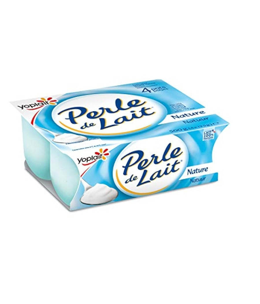 PERLE DE LAIT NATURE 4 X 125G