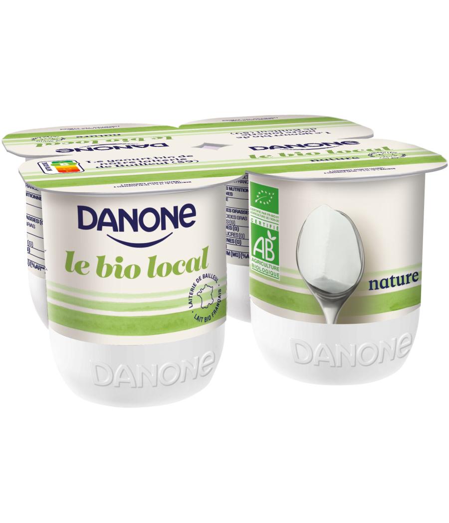 YAOURTS NATURE BIO DANONE 4X125G