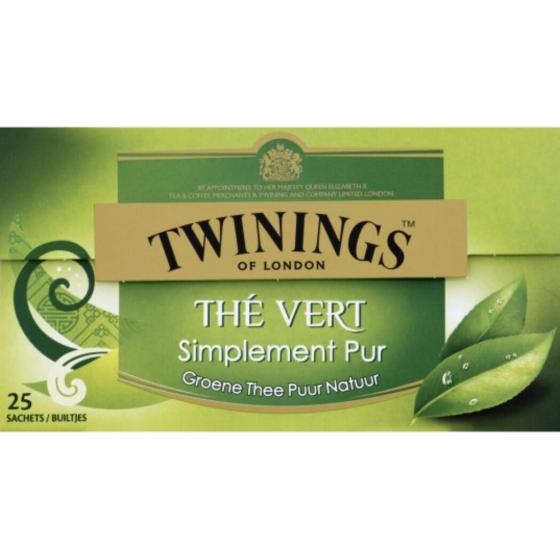 THE VERT TWININGS 25 SACHETS 37G